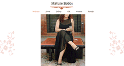 Desktop Screenshot of maturebobbi.com