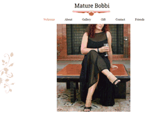 Tablet Screenshot of maturebobbi.com